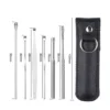 6X Stainless Steel Ear Wax Remover Ear Cleaner Set  Ear Pick Ear Wax Removal Tool Kit - Image 11