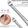 6X Stainless Steel Ear Wax Remover Ear Cleaner Set  Ear Pick Ear Wax Removal Tool Kit - Image 9